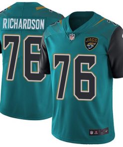 Nike Jacksonville Jaguars #76 Will Richardson Teal Green Alternate Stitched NFL Vapor Untouchable Limited Jersey
