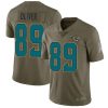 Nike Jacksonville Jaguars #89 Josh Oliver Olive Stitched NFL Limited 2017 Salute To Service Jersey