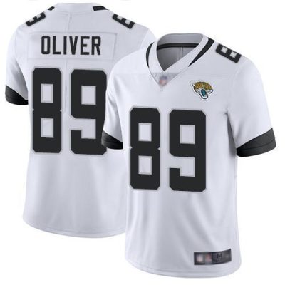 Nike Jacksonville Jaguars #89 Josh Oliver White Stitched NFL Vapor Untouchable Limited Jersey