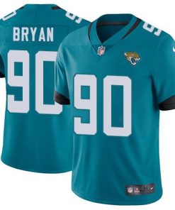 Nike Jacksonville Jaguars #90 Taven Bryan Teal Green Alternate Stitched NFL Vapor Untouchable Limited Jersey