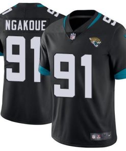 Nike Jacksonville Jaguars #91 Yannick Ngakoue Black Team Color Stitched NFL Vapor Untouchable Limited Jersey