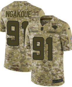 Nike Jacksonville Jaguars #91 Yannick Ngakoue Camo Stitched NFL Limited 2018 Salute To Service Jersey