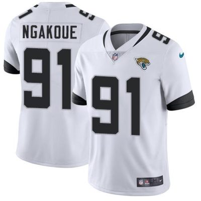 Nike Jacksonville Jaguars #91 Yannick Ngakoue White Stitched NFL Vapor Untouchable Limited Jersey