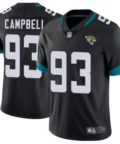 Nike Jacksonville Jaguars #93 Calais Campbell Black Team Color Stitched NFL Vapor Untouchable Limited Jersey