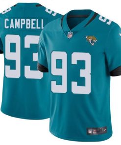 Nike Jacksonville Jaguars #93 Calais Campbell Teal Green Alternate Stitched NFL Vapor Untouchable Limited Jersey