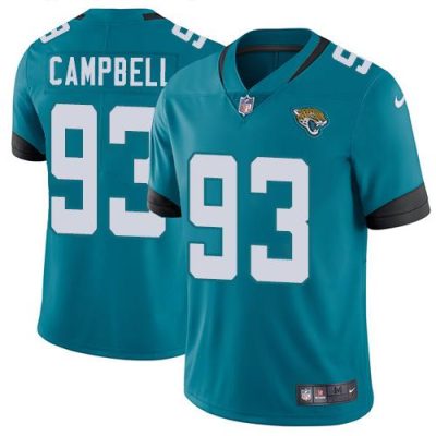 Nike Jacksonville Jaguars #93 Calais Campbell Teal Green Alternate Stitched NFL Vapor Untouchable Limited Jersey
