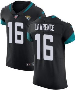 Nike Jaguars #16 Trevor Lawrence Black Team Color Stitched NFL Vapor Untouchable Elite Jersey