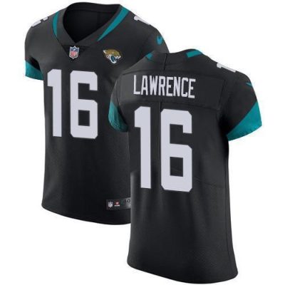 Nike Jaguars #16 Trevor Lawrence Black Team Color Stitched NFL Vapor Untouchable Elite Jersey