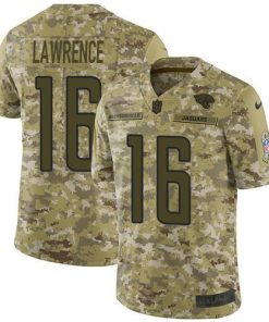Nike Jaguars #16 Trevor Lawrence Camo Stitched NFL Limited 2018 Salute To Service Jersey