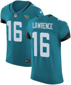 Nike Jaguars #16 Trevor Lawrence Teal Green Alternate Stitched NFL New Elite Jersey