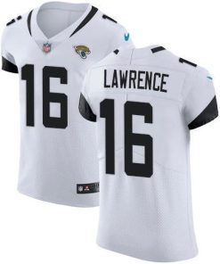 Nike Jaguars #16 Trevor Lawrence White Stitched NFL New Elite Jersey