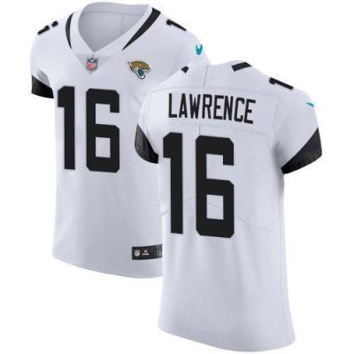 Nike Jaguars #16 Trevor Lawrence White Stitched NFL New Elite Jersey