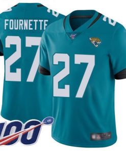 Nike Jaguars #27 Leonard Fournette Teal Green Alternate Stitched NFL 100th Season Vapor Limited Jersey