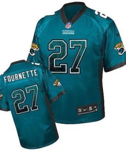 Nike Jaguars #27 Leonard Fournette Teal Green Alternate Stitched NFL Elite Drift Fashion Jersey