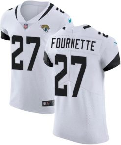 Nike Jaguars #27 Leonard Fournette White Stitched NFL Vapor Untouchable Elite Jersey
