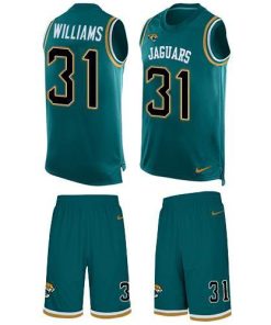 Nike Jaguars #31 Darious Williams Teal Green Alternate Stitched NFL Limited Tank Top Suit Jersey
