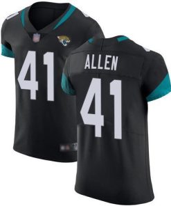 Nike Jaguars #41 Josh Allen Black Team Color Stitched NFL Vapor Untouchable Elite Jersey