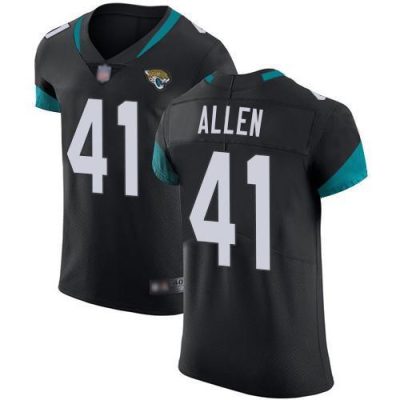 Nike Jaguars #41 Josh Allen Black Team Color Stitched NFL Vapor Untouchable Elite Jersey