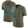Nike Jaguars #41 Josh Allen Olive Stitched NFL Limited 2017 Salute To Service Jersey