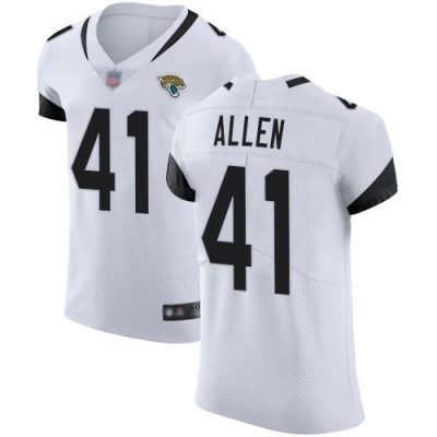 Nike Jaguars #41 Josh Allen White Stitched NFL Vapor Untouchable Elite Jersey