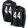 Nike Jaguars #44 Travon Walker Black Team Color Stitched NFL Limited Therma Long Sleeve Jersey