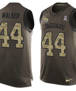 Nike Jaguars #44 Travon Walker Green Stitched NFL Limited Salute To Service Tank Top Jersey