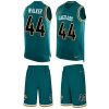Nike Jaguars #44 Travon Walker Teal Green Team Color Stitched NFL Limited Tank Top Suit Jersey