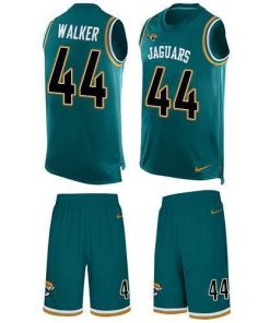 Nike Jaguars #44 Travon Walker Teal Green Team Color Stitched NFL Limited Tank Top Suit Jersey