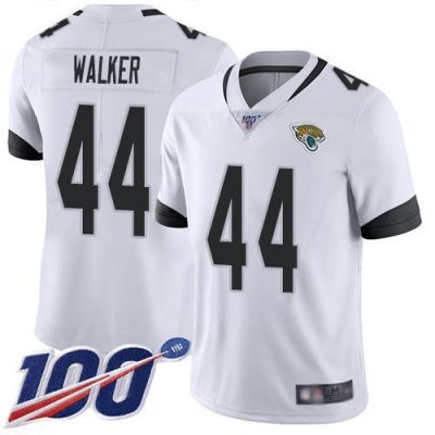 Nike Jaguars #44 Travon Walker White Stitched NFL 100th Season Vapor Limited Jersey
