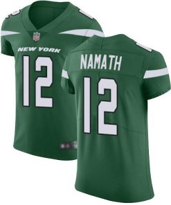 Nike Jets #12 Joe Namath Green Team Color Stitched NFL Vapor Untouchable Elite Jersey