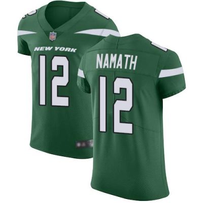Nike Jets #12 Joe Namath Green Team Color Stitched NFL Vapor Untouchable Elite Jersey