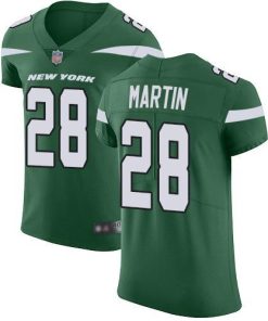 Nike Jets #28 Curtis Martin Green Team Color Stitched NFL Vapor Untouchable Elite Jersey
