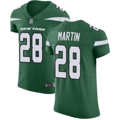 Nike Jets #28 Curtis Martin Green Team Color Stitched NFL Vapor Untouchable Elite Jersey