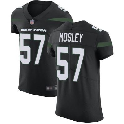 Nike Jets #57 C.J. Mosley Black Alternate Stitched NFL Vapor Untouchable Elite Jersey