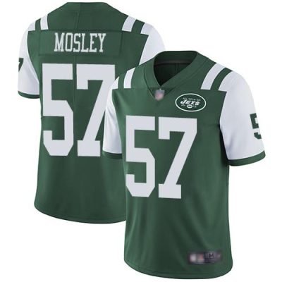 Nike Jets #57 C.J. Mosley Green Team Color Stitched NFL Vapor Untouchable Limited Jersey