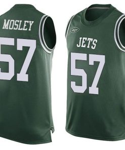 Nike Jets #57 C.J. Mosley Martin Green Team Color Stitched NFL Limited Tank Top Jersey