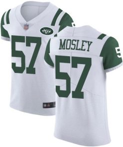 Nike Jets #57 C.J. Mosley White Stitched NFL Vapor Untouchable Elite Jersey