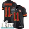 Nike Kansas City Chiefs #11 Demarcus Robinson Black Super Bowl LIV 2020 Stitched NFL Limited Rush Jersey