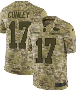 Nike Kansas City Chiefs #17 Chris Conley Camo Stitched NFL Limited 2018 Salute To Service Jersey