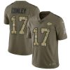 Nike Kansas City Chiefs #17 Chris Conley Olive/Camo Stitched NFL Limited 2017 Salute To Service Jersey