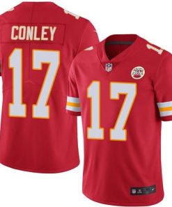 Nike Kansas City Chiefs #17 Chris Conley Red Team Color Stitched NFL Vapor Untouchable Limited Jersey