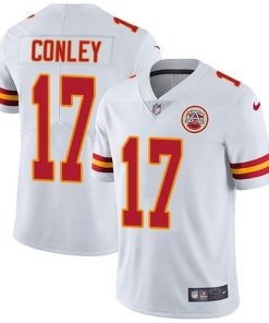 Nike Kansas City Chiefs #17 Chris Conley White Stitched NFL Vapor Untouchable Limited Jersey