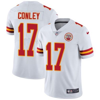 Nike Kansas City Chiefs #17 Chris Conley White Stitched NFL Vapor Untouchable Limited Jersey