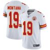 Nike Kansas City Chiefs #19 Joe Montana White Stitched NFL Vapor Untouchable Limited Jersey