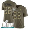 Nike Kansas City Chiefs #22 Juan Thornhill Olive/Camo Super Bowl LIV 2020 Stitched NFL Limited 2017 Salute To Service Jersey