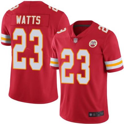 Nike Kansas City Chiefs #23 Armani Watts Red Team Color Stitched NFL Vapor Untouchable Limited Jersey