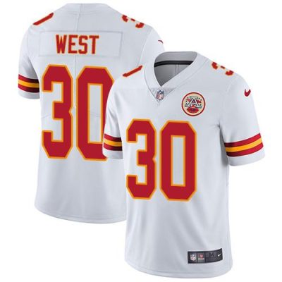Nike Kansas City Chiefs #30 Charcandrick West White Stitched NFL Vapor Untouchable Limited Jersey