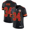 Nike Kansas City Chiefs #34 Carlos Hyde Black Stitched NFL Limited Rush Jersey