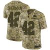 Nike Kansas City Chiefs #42 Anthony Sherman Camo Stitched NFL Limited 2018 Salute To Service Jersey