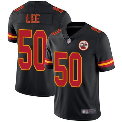 Nike Kansas City Chiefs #50 Darron Lee Black Stitched NFL Limited Rush Jersey